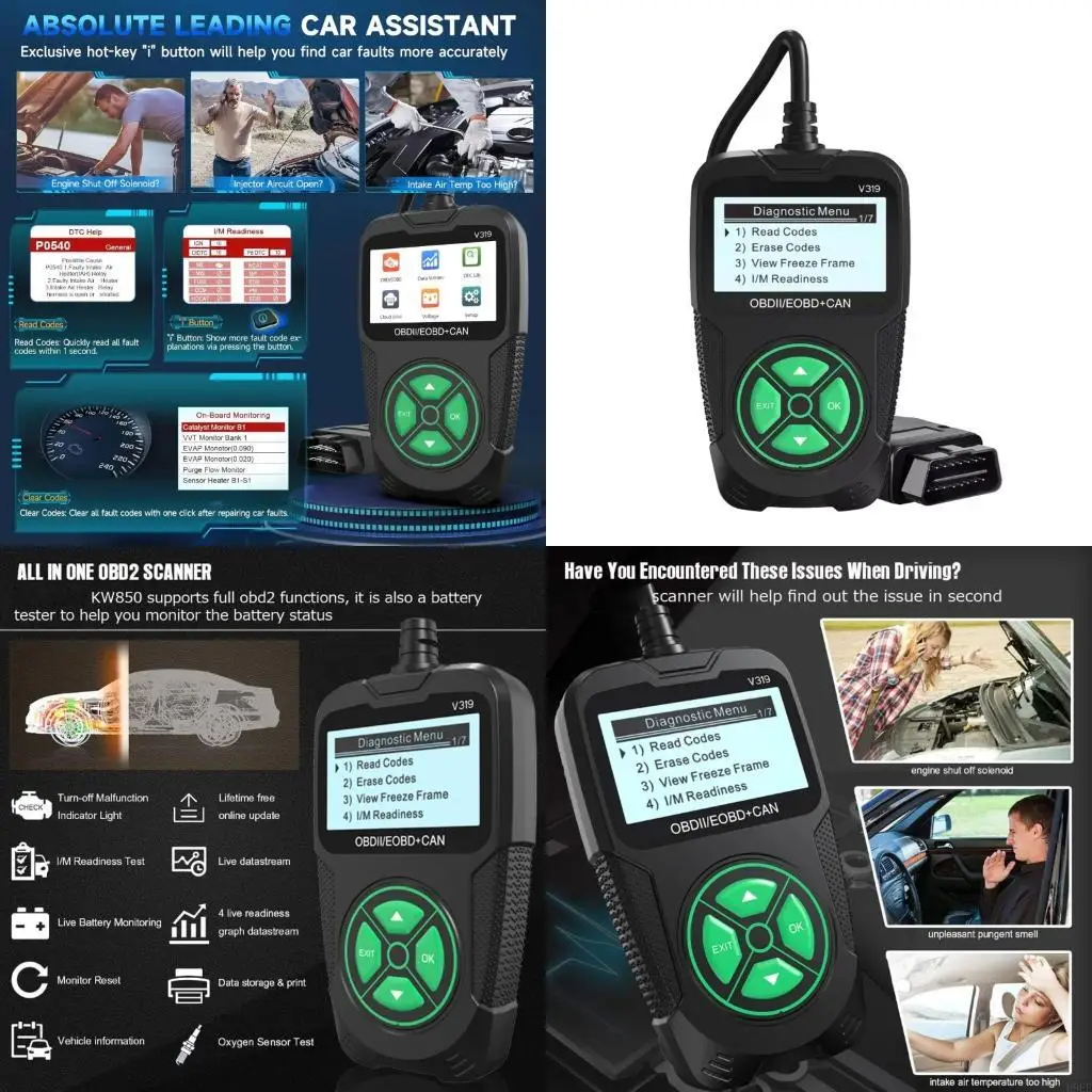 Professional OBD2 Scanner With Real Time Data Stream For Vehicle Diagnostics H9EE
Professional OBD2 Scanner With Real Time Data Stream For Vehicle Diagnostics H9EE