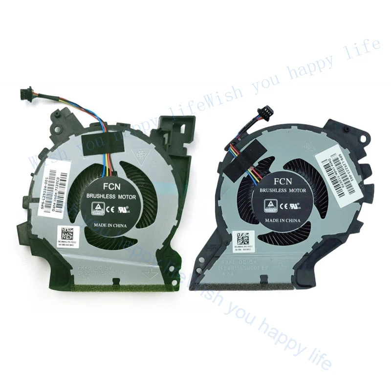 LL CPU & GPU Cooling Fan for HP ZBook 15v G5 Mobile Workstation TPN-C134
LL CPU & GPU Cooling Fan for HP ZBook 15v G5 Mobile Workstation TPN-C134