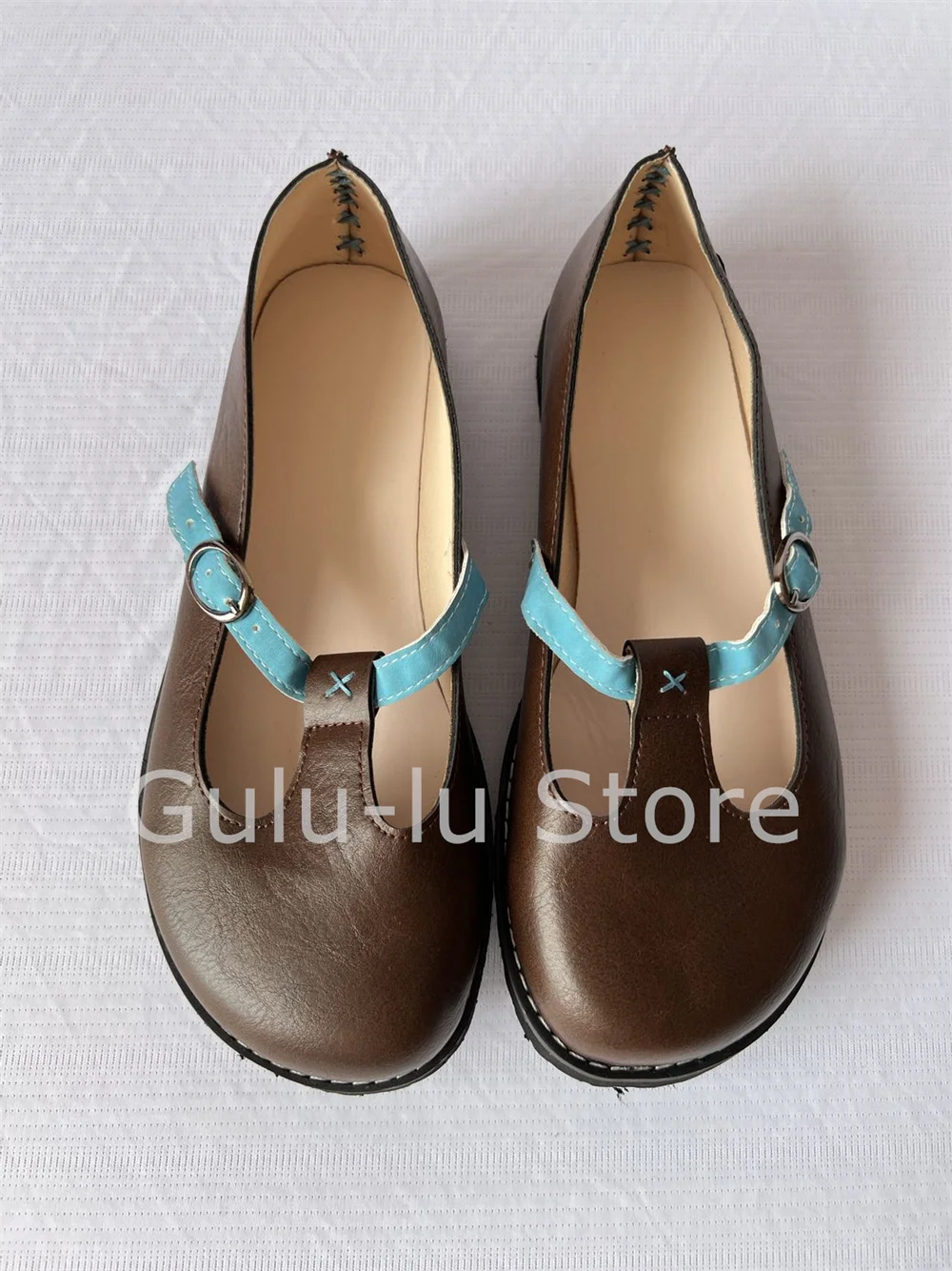 Bullock Carved Single Women's Retro Pu Small Leather Shoes Mary Jane Thick Heel Low Heel Round Toe Flat Shallow Shoes Medieval
Bullock Carved Single Women's Retro Pu Small Leather Shoes Mary Jane Thick Heel Low Heel Round Toe Flat Shallow Shoes Medieval
