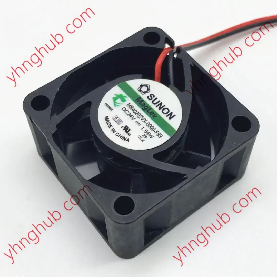 SUNON MB40202VX-0000-F99 DC 24V 1.54W 40x40x20mm 2-Wire Server Cooling Fan
SUNON MB40202VX-0000-F99 DC 24V 1.54W 40x40x20mm 2-Wire Server Cooling Fan