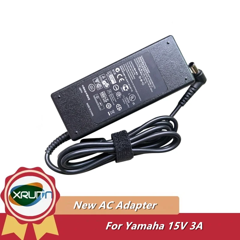 New 15V 3A Power Adapter for YA-MAHA THR5 THR10 Electric Guitar Bass TSX-70 TSX-B72 TSX-W80 TSX-140 PDX-30 31 50 Speaker Charger
New 15V 3A Power Adapter for YA-MAHA THR5 THR10 Electric Guitar Bass TSX-70 TSX-B72 TSX-W80 TSX-140 PDX-30 31 50 Speaker Charger
