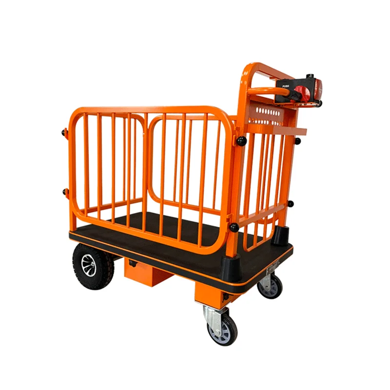 Flat Hand Trolley Electric Transfer Cart for Factory Turnover Warehouse Logistics Cargo Transport & Durable Daily Handling Works
Flat Hand Trolley Electric Transfer Cart for Factory Turnover Warehouse Logistics Cargo Transport & Durable Daily Handling Works
