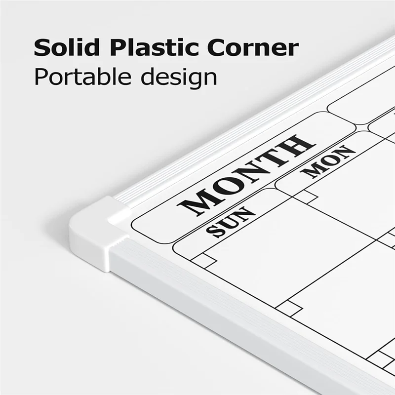Hanging Dry Erase Calendar Monthly For Wall Whiteboard Small Size 16" X 12" Board With Plastic Frame Included
Hanging Dry Erase Calendar Monthly For Wall Whiteboard Small Size 16" X 12" Board With Plastic Frame Included