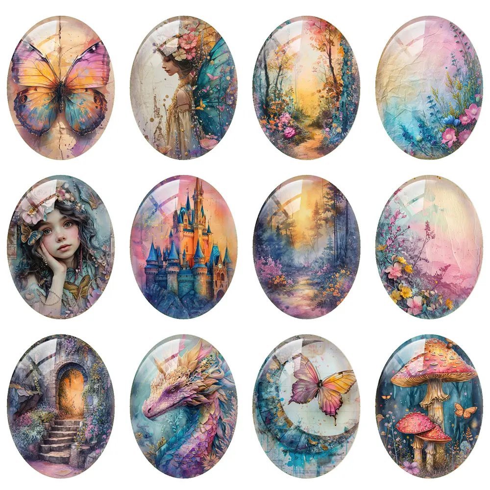 10pcs/lot Secret Pink Flower Butterflies Oval Photo Glass Cabochon Flatback Demo Flat Back Cameo For Diy Jewelry Making Supplies
10pcs/lot Secret Pink Flower Butterflies Oval Photo Glass Cabochon Flatback Demo Flat Back Cameo For Diy Jewelry Making Supplies