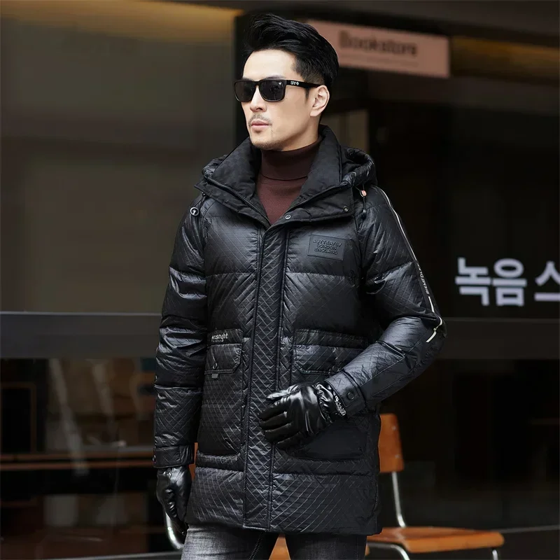 Long Down Jacket Man Hooded Jackets Duck Down Male Padding 2024 New Down Jacket Men Ultralight Male Cold Coat for Winter
Long Down Jacket Man Hooded Jackets Duck Down Male Padding 2024 New Down Jacket Men Ultralight Male Cold Coat for Winter
