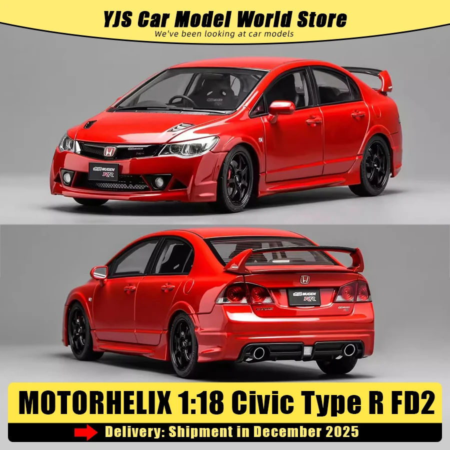 Литая под давлением модель MOTORHELIX, предварительная продажа 1:18, Civic Type R FD2, металлический материал, модель автомобиля, коллекция статических дисплеев
Литая под давлением модель MOTORHELIX, предварительная продажа 1:18, Civic Type R FD2, металлический материал, модель автомобиля, коллекция статических дисплеев