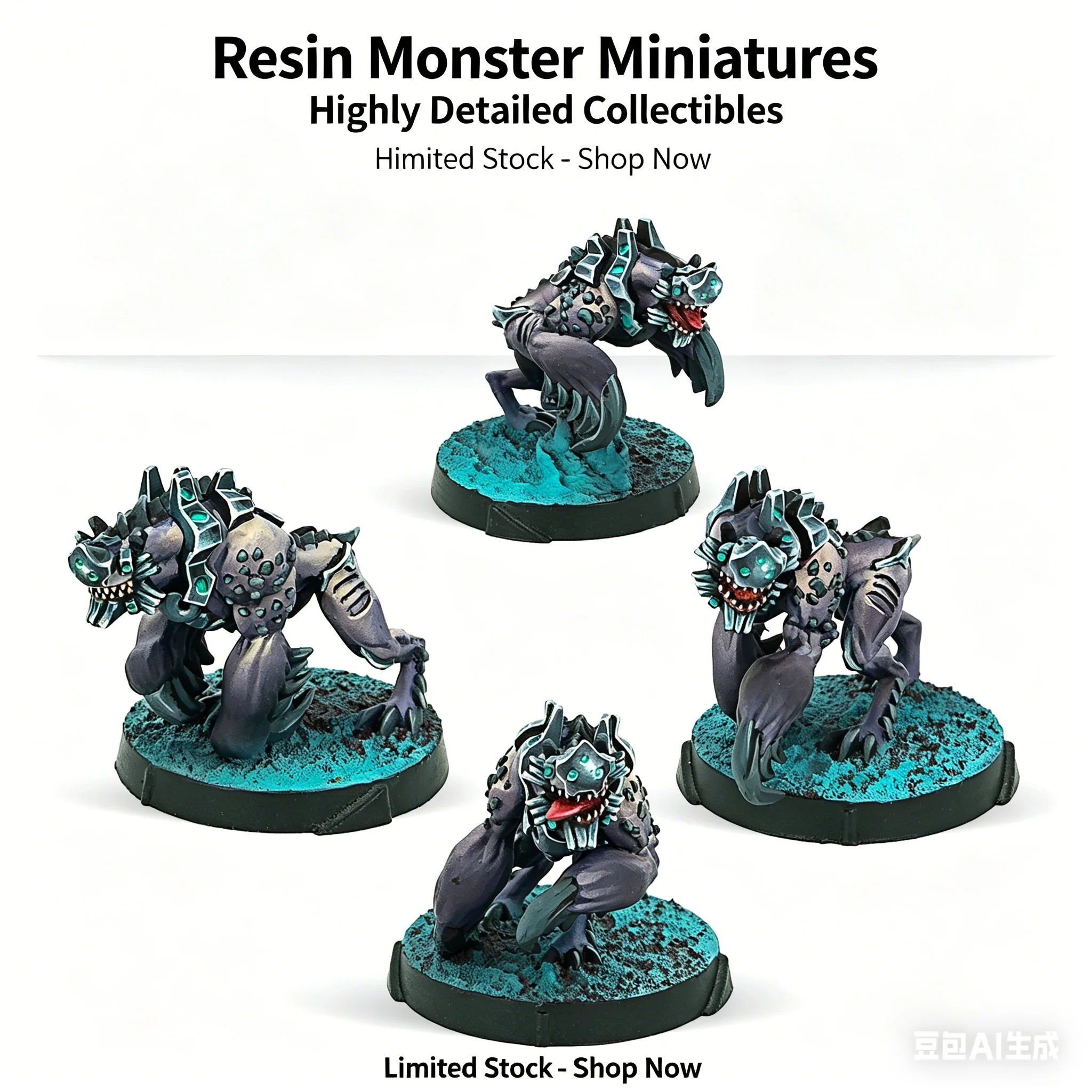 Taigha Creatures action pack of advanced quality, cast resin model assembly kit, GK, Resin model kit, unpainted
Taigha Creatures action pack of advanced quality, cast resin model assembly kit, GK, Resin model kit, unpainted
