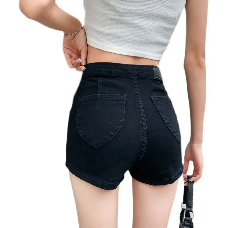 Sexy Body-lifting Solid-colored High-waisted Denim Shorts.Summer Fashion Washed Tight-fitting Style Ultra-short Shorts for Women
Sexy Body-lifting Solid-colored High-waisted Denim Shorts.Summer Fashion Washed Tight-fitting Style Ultra-short Shorts for Women