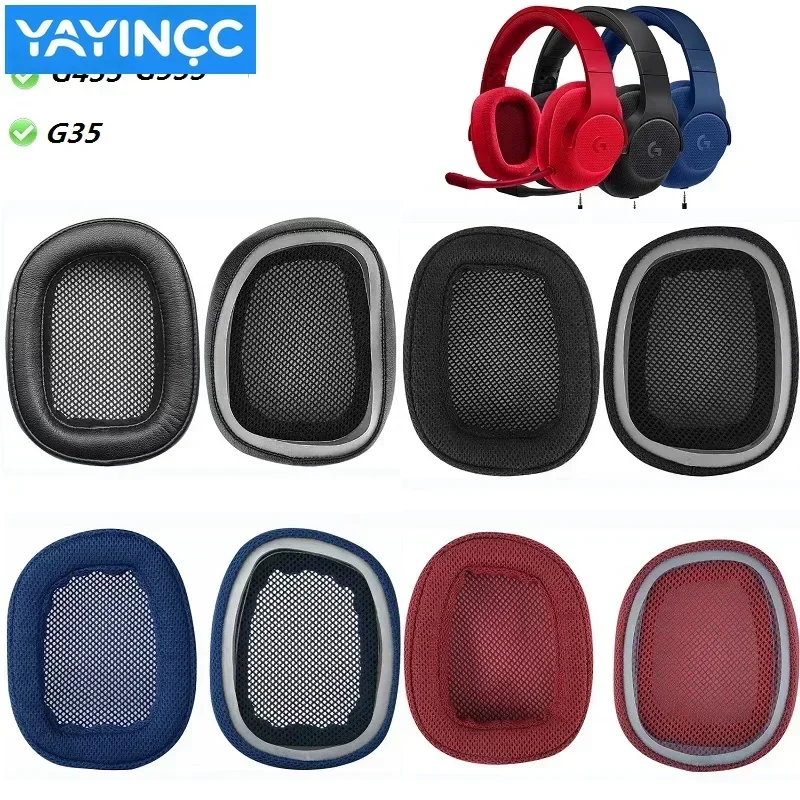 YAYINCC Replacement high quality Breathable mesh fabric memory sponge Earmuff for Logitech G433 G533 G35 Games Headphones
YAYINCC Replacement high quality Breathable mesh fabric memory sponge Earmuff for Logitech G433 G533 G35 Games Headphones