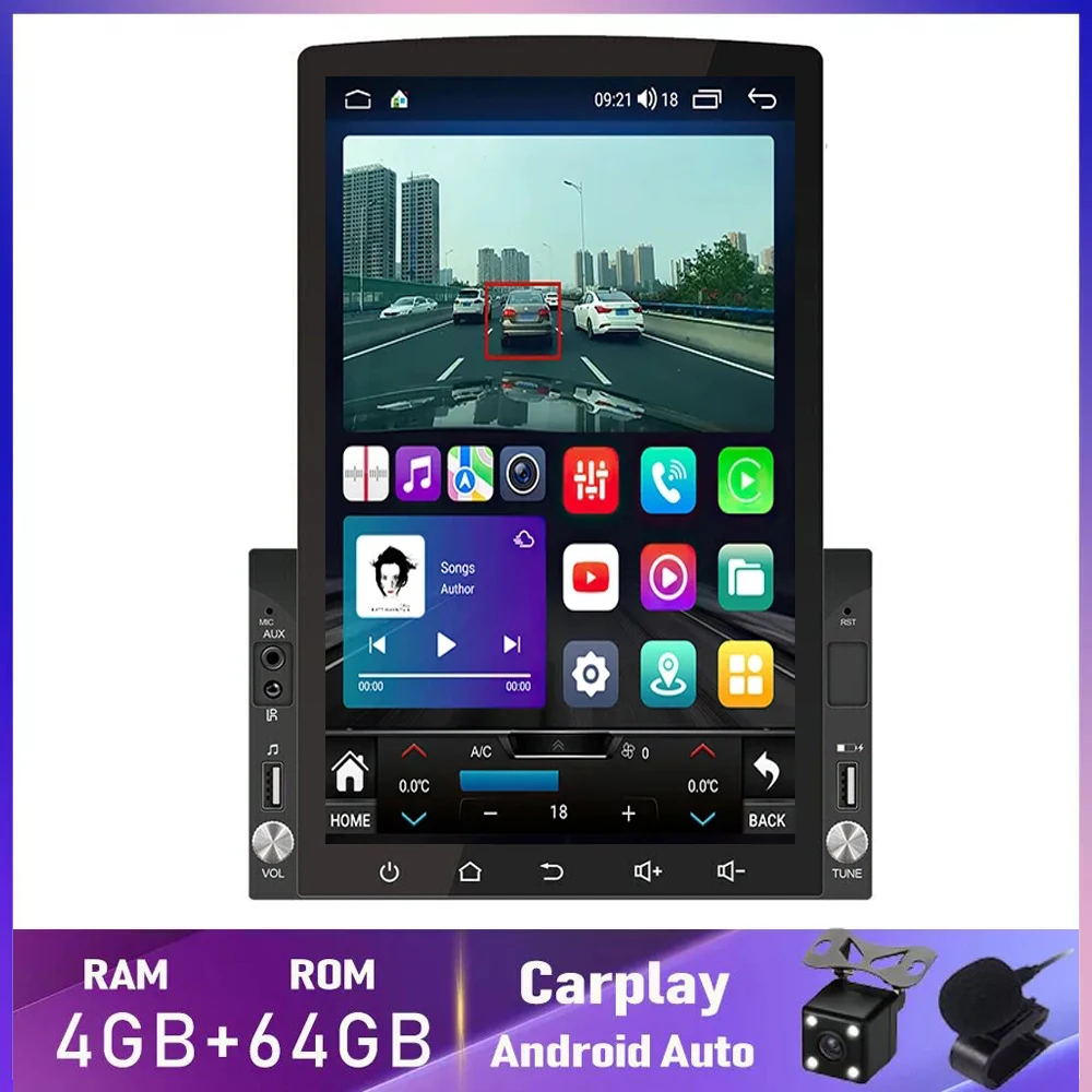 10.1"Inch Vertical Screen Car Radio 2 Din Android 14 Multimedia DVD Player GPS Navigation Autoradio Carplay Android Auto
10.1"Inch Vertical Screen Car Radio 2 Din Android 14 Multimedia DVD Player GPS Navigation Autoradio Carplay Android Auto