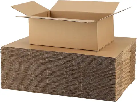 Small Business Use Transport Boxes. 15 Corrugated Cardboard Boxes Are Used For Transportation Packaging And Mailing
