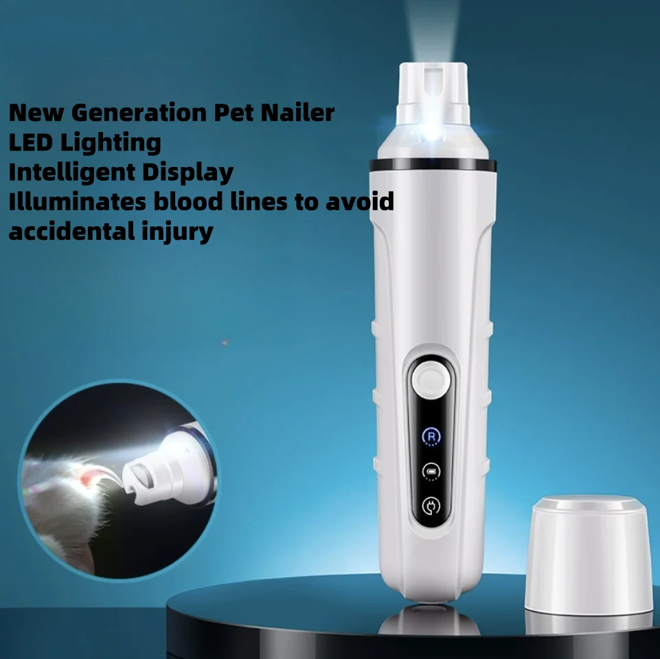 2024 Newly upgraded pet nail grinder cross-border exclusive LED light rechargeable cat and dog nail grinding T021
2024 Newly upgraded pet nail grinder cross-border exclusive LED light rechargeable cat and dog nail grinding T021