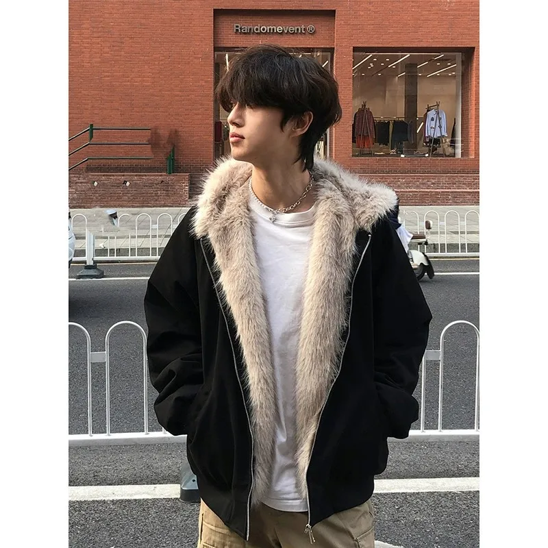 Fur Collar Leopard Jackets Mens City Urban Downtown Streetwear Fashion Black Grey Casual Elegant Warm Winter Autumn Classic Boxy
Fur Collar Leopard Jackets Mens City Urban Downtown Streetwear Fashion Black Grey Casual Elegant Warm Winter Autumn Classic Boxy