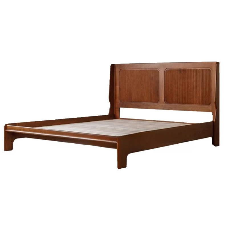 North American black walnut all solid wood double bed French cherry wood retro color medium and anti que
North American black walnut all solid wood double bed French cherry wood retro color medium and anti que