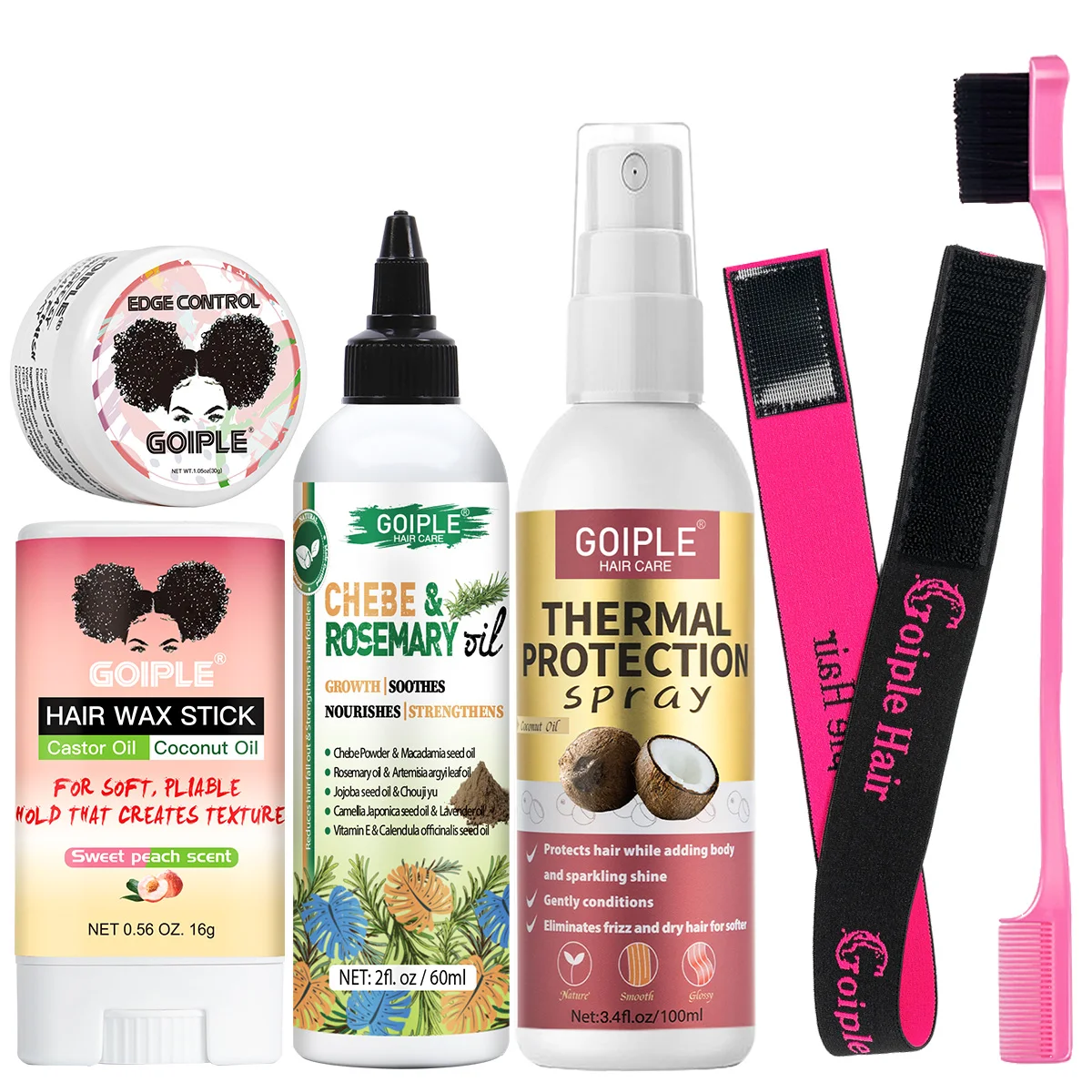 Professional Wax Stick Gel Cream Fixed Prevents Frizz Reduce Fluffy Lasting Edge Control Heat Hair Protect Spray & Rosemary Oil
Professional Wax Stick Gel Cream Fixed Prevents Frizz Reduce Fluffy Lasting Edge Control Heat Hair Protect Spray & Rosemary Oil