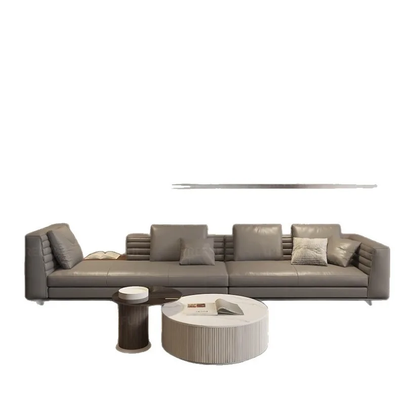 Минималистичный кожаный диван, светлый, роскошный, современный, простой, для гостиной, большой диван для квартиры
Минималистичный кожаный диван, светлый, роскошный, современный, простой, для гостиной, большой диван для квартиры