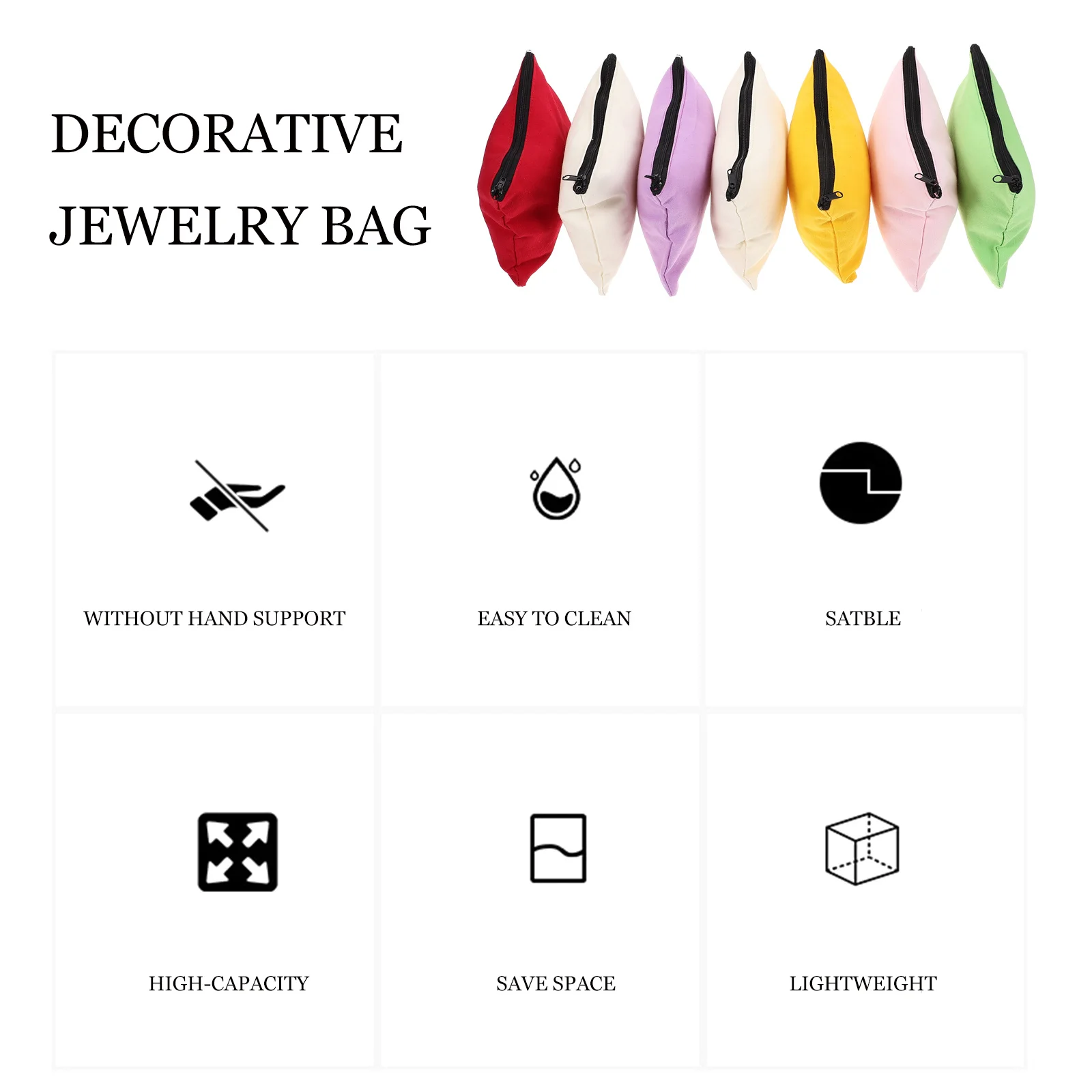 6Pcs Canvas Tool Bags Portable Small Tool Pouch Zipper Storage Organizer for Jewelry Travel Camping Zipper Storage Bag
6Pcs Canvas Tool Bags Portable Small Tool Pouch Zipper Storage Organizer for Jewelry Travel Camping Zipper Storage Bag