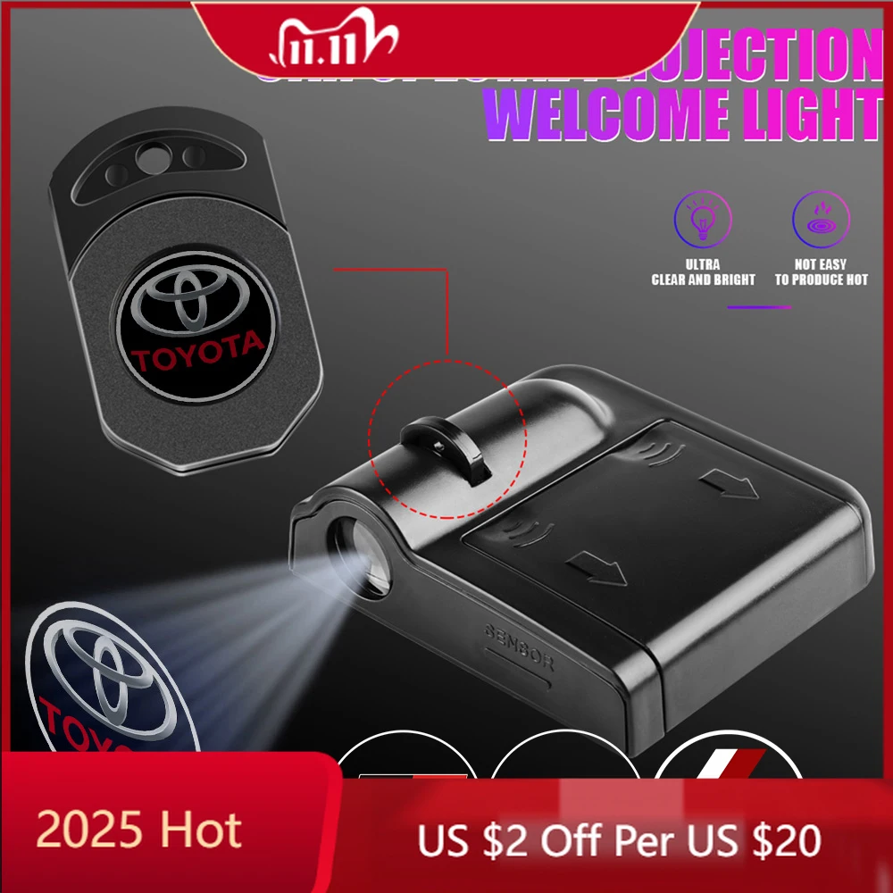 Для Toyota 2026, новые колпаки-концентраторы 1/2/4 шт., автомобильный HD-проектор, дверной светильник, лазерный проектор, аксессуары для Toyota Chr Rav4 Yaris C
Для Toyota 2026, новые колпаки-концентраторы 1/2/4 шт., автомобильный HD-проектор, дверной светильник, лазерный проектор, аксессуары для Toyota Chr Rav4 Yaris C