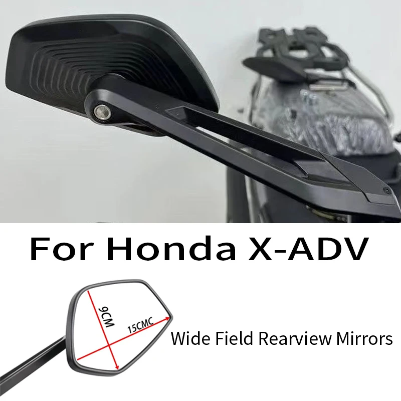 For Honda X-ADV Motorcycle Rearview Mirrors Wide Vision Aluminum Alloy Side Mirrors Anti-Shake Adjustable Casting Integrated
For Honda X-ADV Motorcycle Rearview Mirrors Wide Vision Aluminum Alloy Side Mirrors Anti-Shake Adjustable Casting Integrated