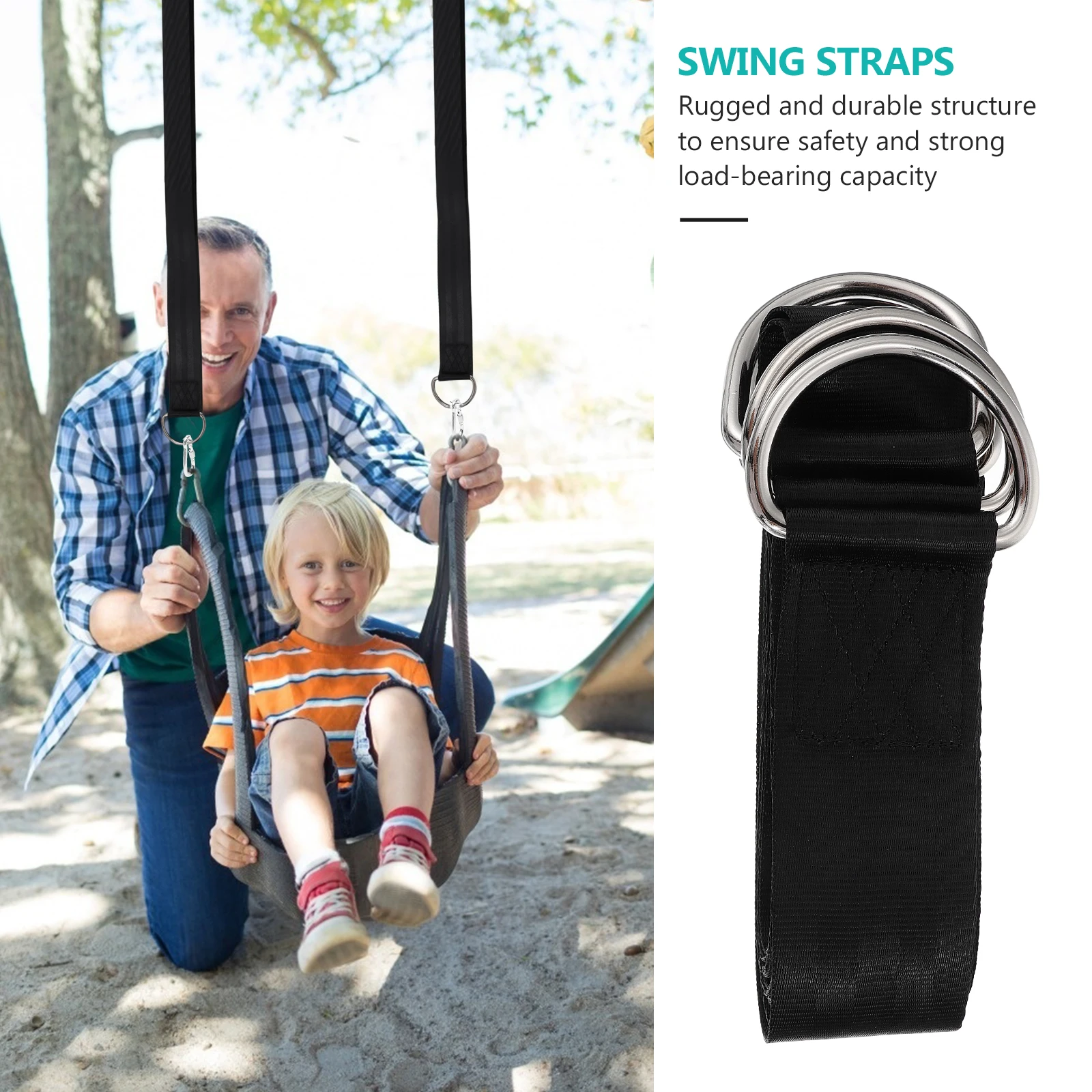 Hammock Straps Durable Polyester Stainless Steel Safety Buckles No Drill Outdoor Swing Tree Hanging Straps Strong Load Bearing
Hammock Straps Durable Polyester Stainless Steel Safety Buckles No Drill Outdoor Swing Tree Hanging Straps Strong Load Bearing