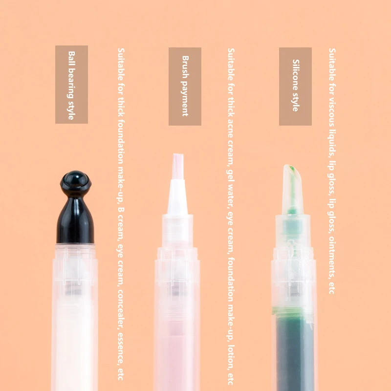 7ml Bottom Pressed Rotating Vacuum Pen Travel Empty Bottle Reusable Brush/Silicone/Ball Head Vacuum Pen For Liquid Foundation
7ml Bottom Pressed Rotating Vacuum Pen Travel Empty Bottle Reusable Brush/Silicone/Ball Head Vacuum Pen For Liquid Foundation