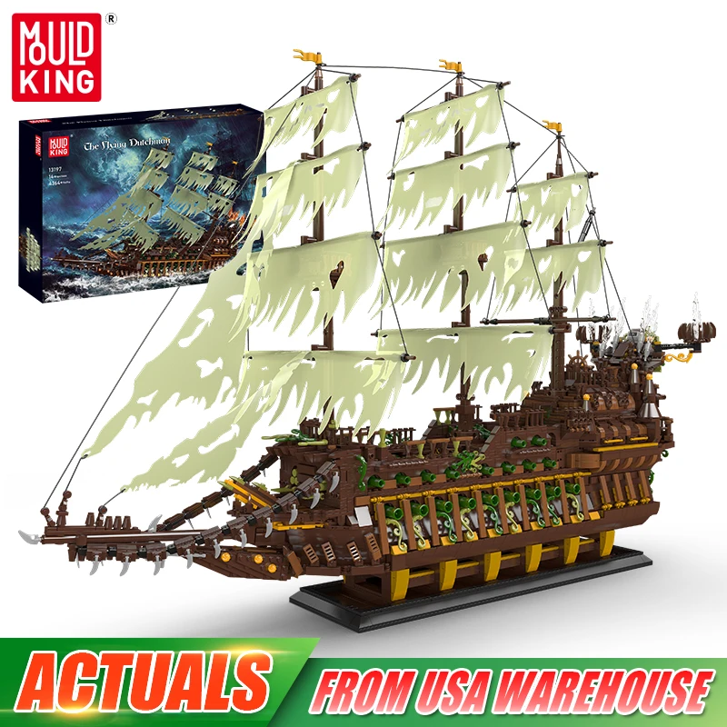 Mould King 13197 Pirate Ship Toys The Flying Dutchman Building Block Assembly Pirate Ship Brick Toys New Kids Christmas Gift
Mould King 13197 Pirate Ship Toys The Flying Dutchman Building Block Assembly Pirate Ship Brick Toys New Kids Christmas Gift