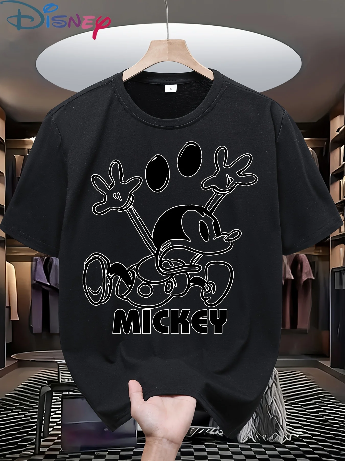 Летняя футболка 2026 года с принтом Микки Мауса для девочек, семейная одежда для родителей и детей, повседневная, удобная, свободного кроя, из хлопка
Летняя футболка 2026 года с принтом Микки Мауса для девочек, семейная одежда для родителей и детей, повседневная, удобная, свободного кроя, из хлопка