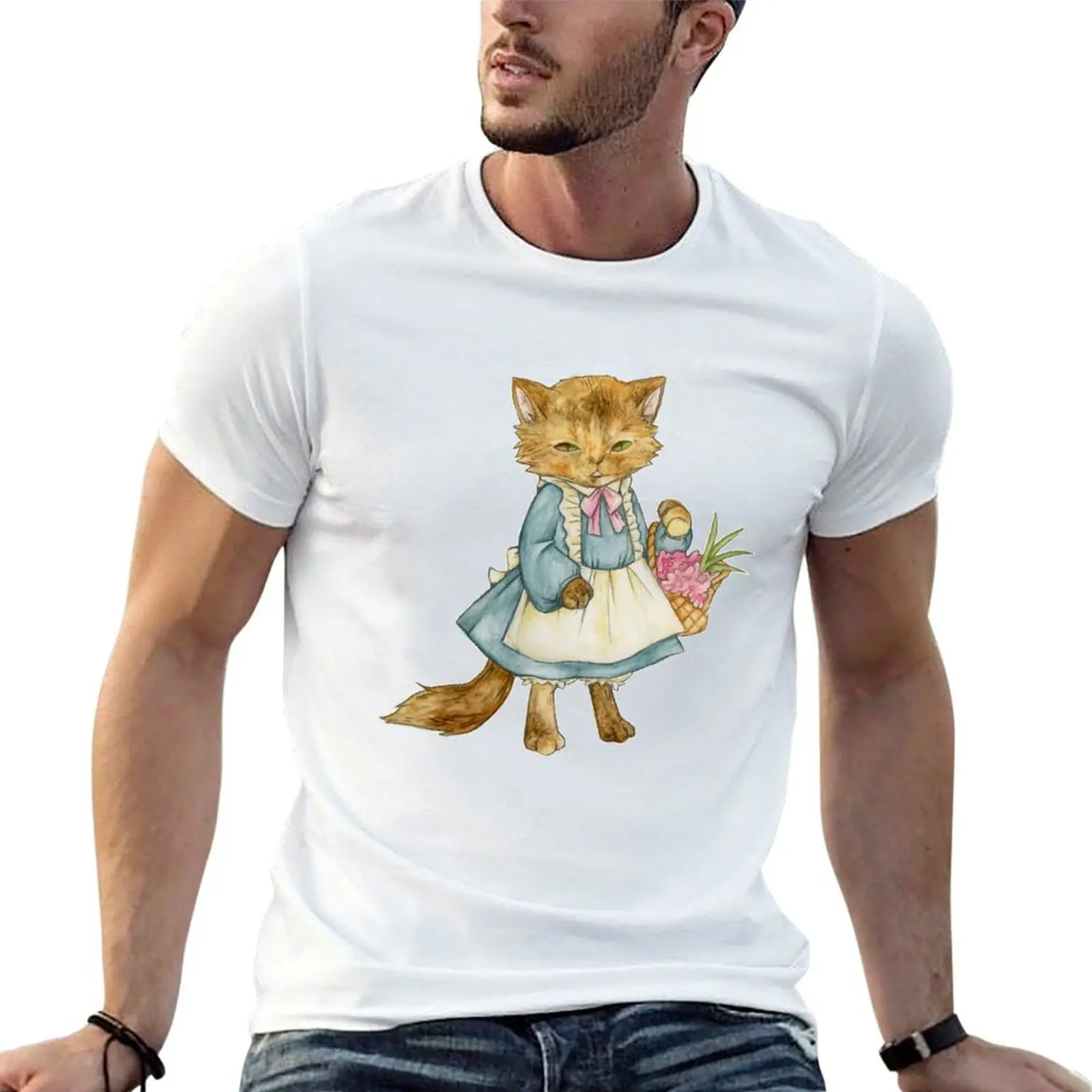 Spring Cat T-Shirt man t shirt cotton t shirt men 100% cotton luxury brand mens graphic t shirts T-shirt
Spring Cat T-Shirt man t shirt cotton t shirt men 100% cotton luxury brand mens graphic t shirts T-shirt