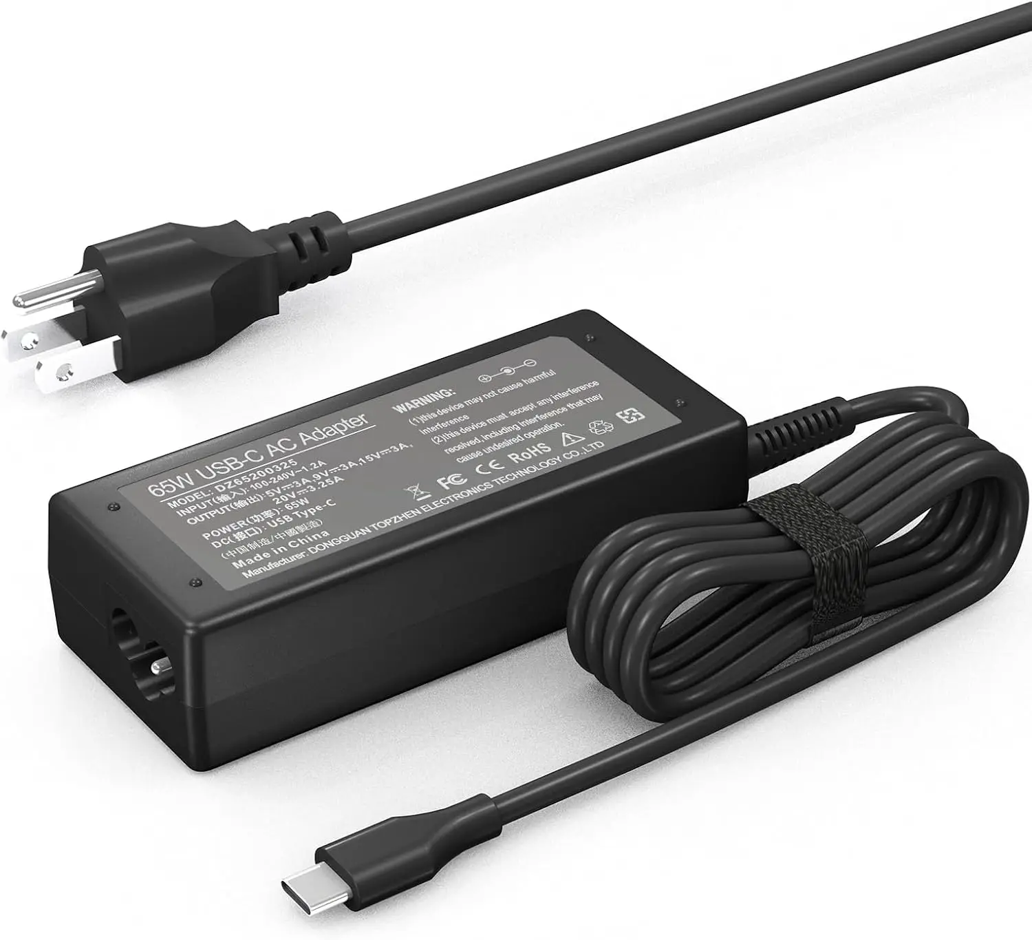 65W USB C Laptop Charger Compatible with HP Chromebook/Lenovo/Dell/Acer Chromebook Type C Power Cord
65W USB C Laptop Charger Compatible with HP Chromebook/Lenovo/Dell/Acer Chromebook Type C Power Cord