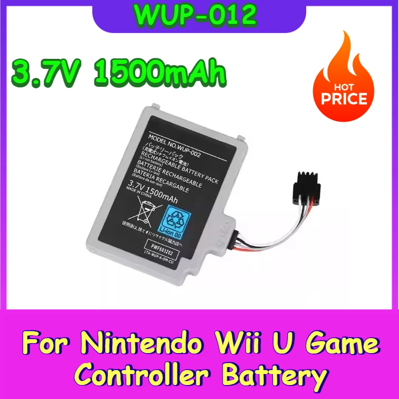 New Replacement Game Controller Battery WUP-012 3.7V 1500mAh For Nintendo Wii U
New Replacement Game Controller Battery WUP-012 3.7V 1500mAh For Nintendo Wii U