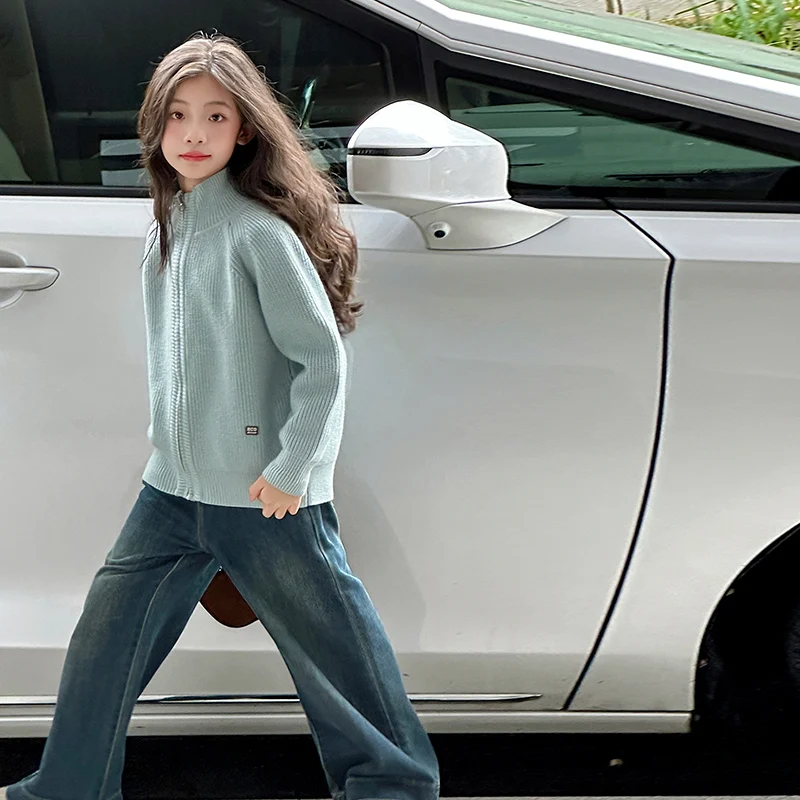 Tween Vintage Outfit Child Korean Style Knitted 4-14Y Kid Sweater Baby Girl Casual Fashion SpringAutumn Solid Classical Cardigan 
Tween Vintage Outfit Child Korean Style Knitted 4-14Y Kid Sweater Baby Girl Casual Fashion SpringAutumn Solid Classical Cardigan