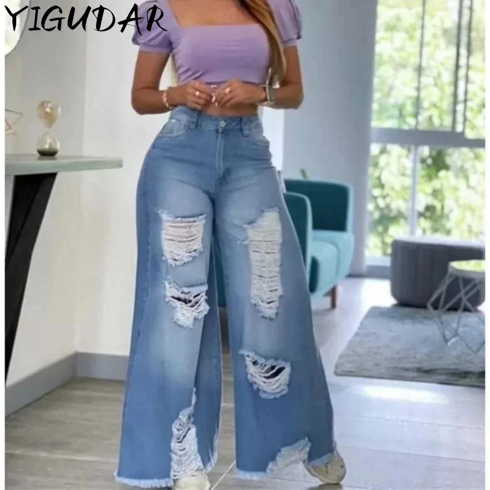 Jeans Women High Waisted Vintage Wide Leg Denim Trousers Streetwear Fashion Retro Casual Y2k Baggy Jeans Loose Straight pants
Jeans Women High Waisted Vintage Wide Leg Denim Trousers Streetwear Fashion Retro Casual Y2k Baggy Jeans Loose Straight pants