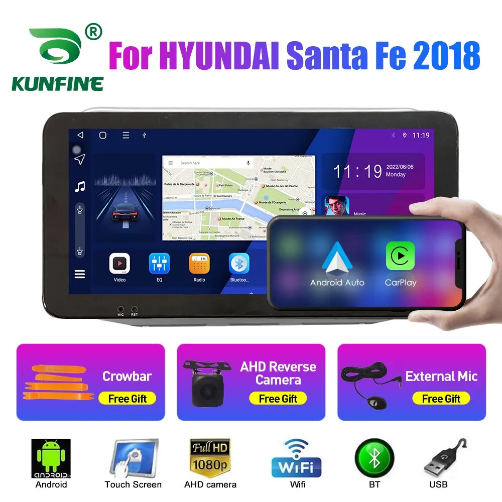 10,33-дюймовый автомобильный радиоприемник для HYUNDAI Santa Fe 2018 2Din Android, восьмиядерный автомобильный стерео DVD, GPS-навигатор, плеер, QLED-экран Carplay
10,33-дюймовый автомобильный радиоприемник для HYUNDAI Santa Fe 2018 2Din Android, восьмиядерный автомобильный стерео DVD, GPS-навигатор, плеер, QLED-экран Carplay