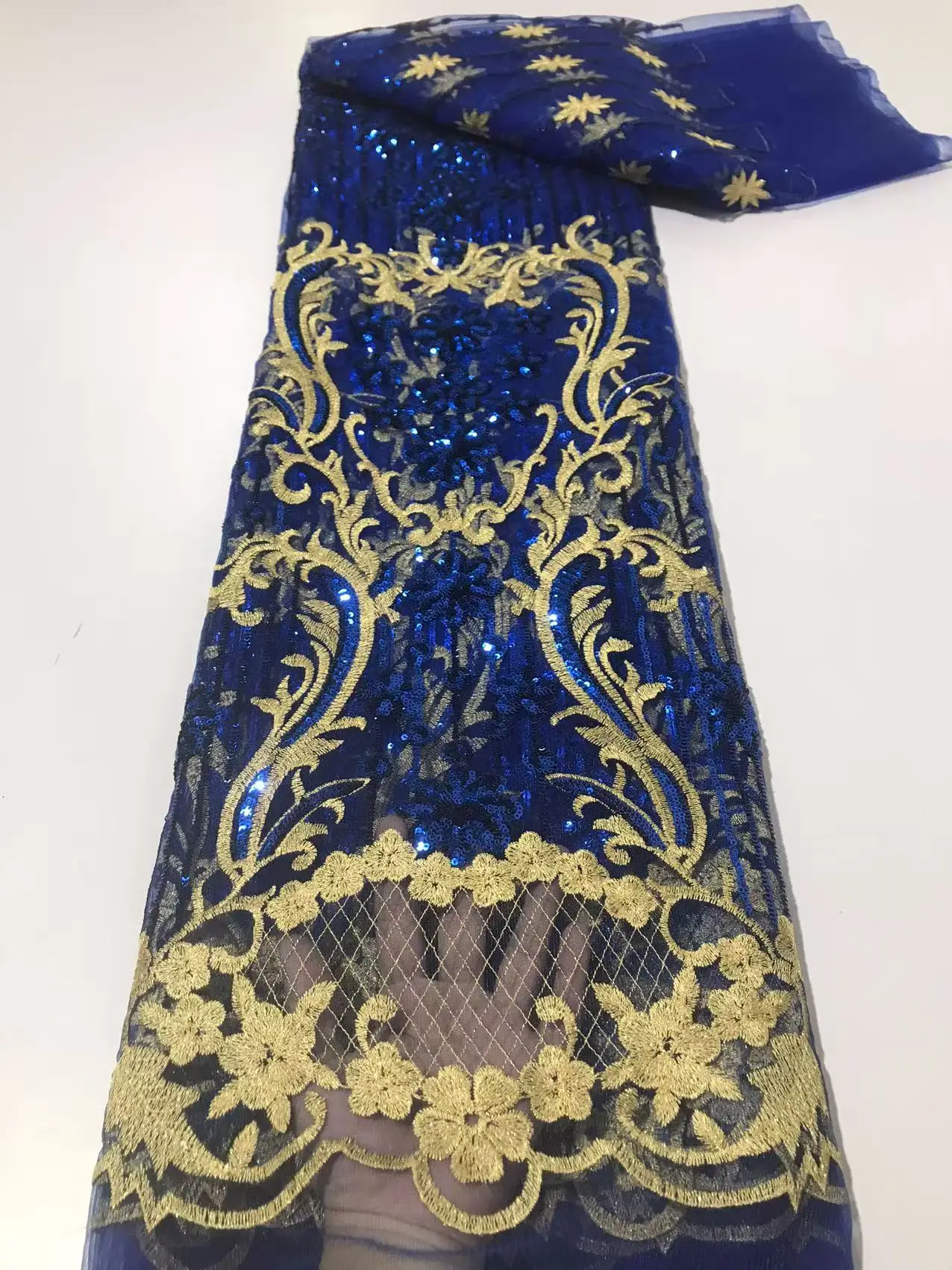 Синяя африканская свадебная кружевная ткань, вышитая нигерийская кружевная ткань, высококачественная французская тюлевая кружевная ткань с пайетками 2026 M278-1
Синяя африканская свадебная кружевная ткань, вышитая нигерийская кружевная ткань, высококачественная французская тюлевая кружевная ткань с пайетками 2026 M278-1