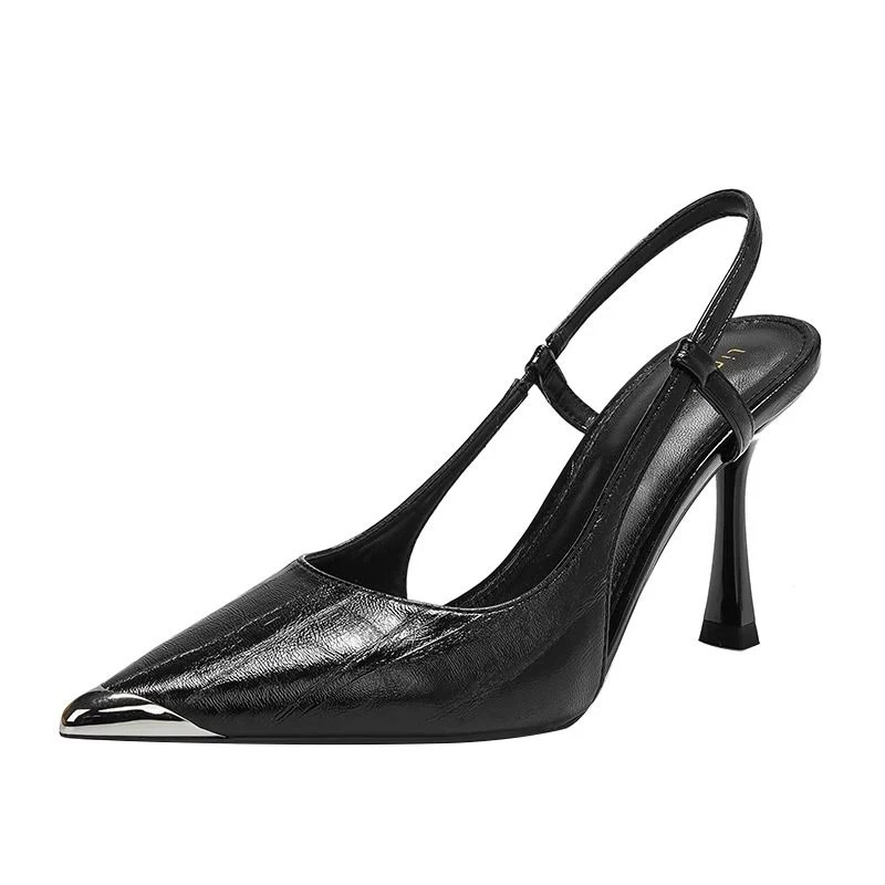 Silver High Heels Women's Summer New French Style Elegant Sensation Head Cover Back Empty Match Skirt Ladies Thin Heel Shoes
Silver High Heels Women's Summer New French Style Elegant Sensation Head Cover Back Empty Match Skirt Ladies Thin Heel Shoes