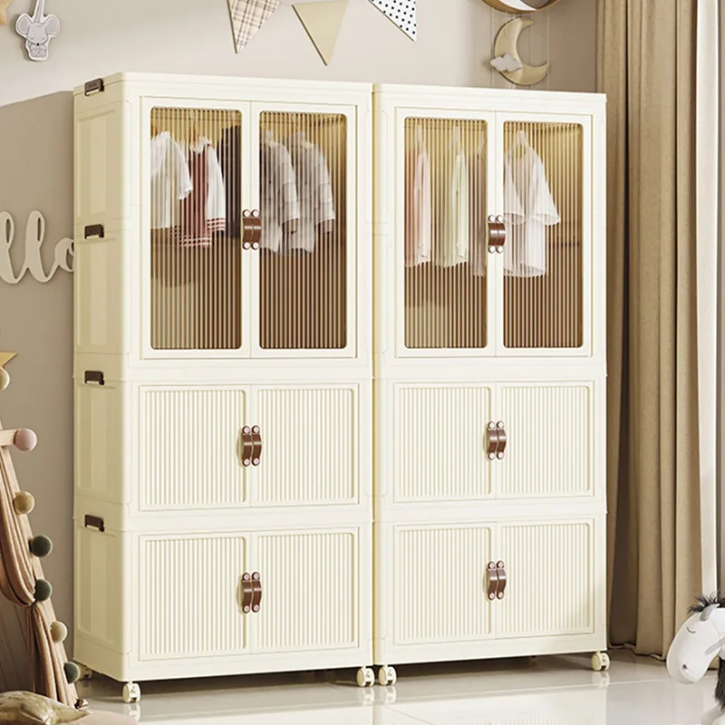 Folding Wardrobes Children's Adult Clothes Storage Bins Home Furniture Plastic Locker Shelf Transparent Design Storage Cabinet
Folding Wardrobes Children's Adult Clothes Storage Bins Home Furniture Plastic Locker Shelf Transparent Design Storage Cabinet