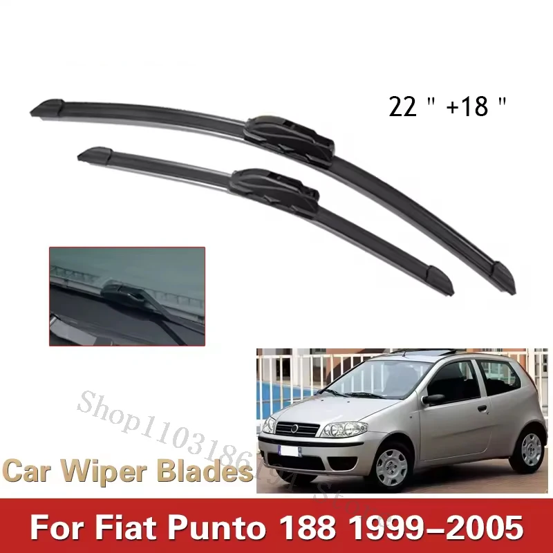 For Fiat Punto 188 1999-2005 22"+18" Front Wiper Blades Windshield Windscreen Window Cutter Accessories 2004 2003
For Fiat Punto 188 1999-2005 22"+18" Front Wiper Blades Windshield Windscreen Window Cutter Accessories 2004 2003