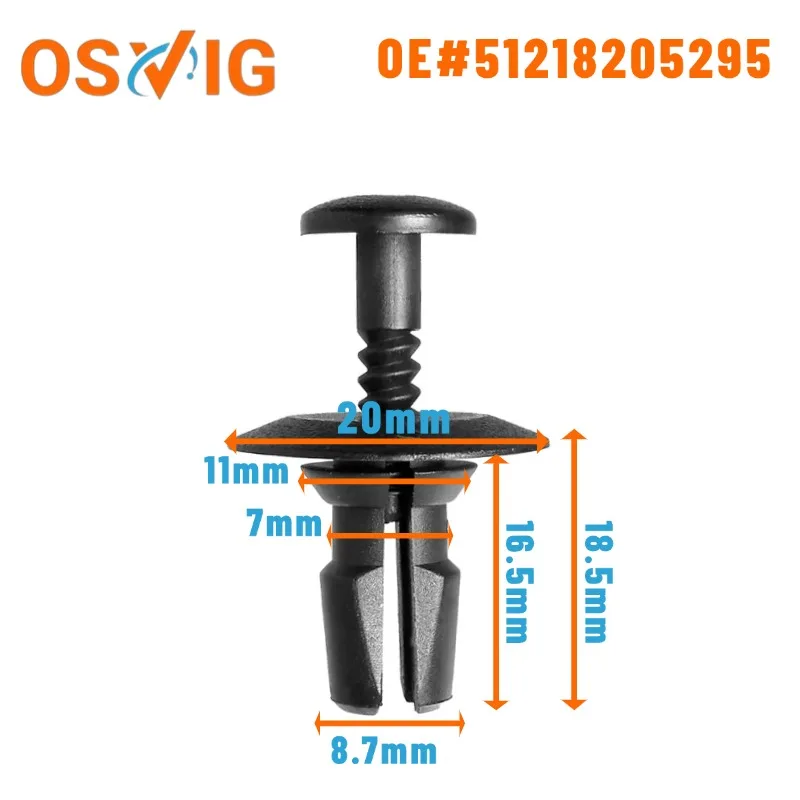 10PCS OE#51218205295 Suitable for BMW 5 Series X5 car wiper deflector cover plate clips
10PCS OE#51218205295 Suitable for BMW 5 Series X5 car wiper deflector cover plate clips