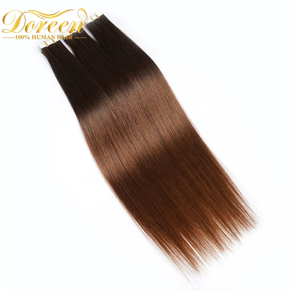 Doreen Ombre Brown Dark Roots Tape in Hair Extensions Human Hair Invisible Tape Hair for Thin Hair 20Pcs/set 50G Skin Weft Hair
Doreen Ombre Brown Dark Roots Tape in Hair Extensions Human Hair Invisible Tape Hair for Thin Hair 20Pcs/set 50G Skin Weft Hair
