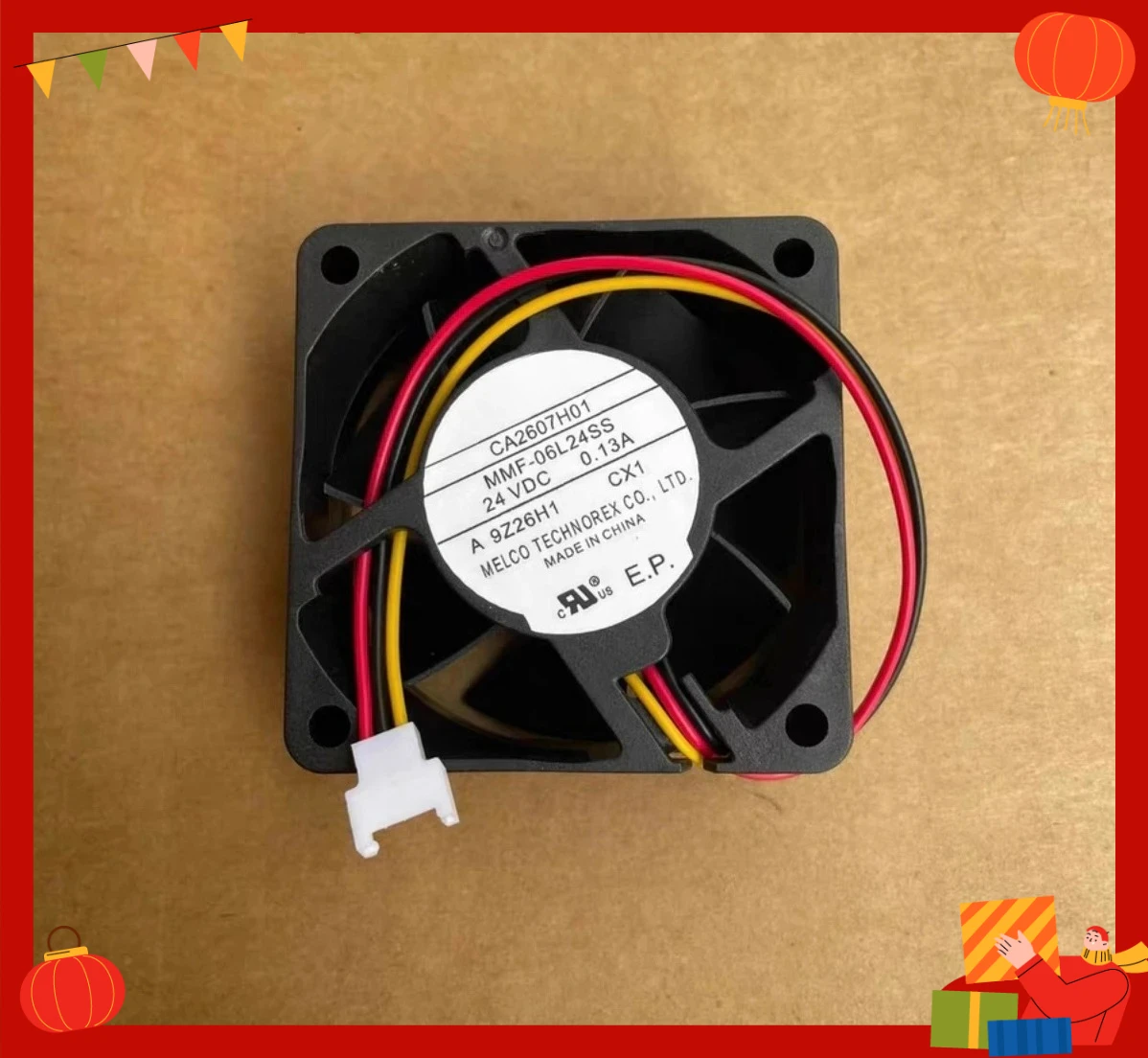 MMF-06L24SS-CX1 CA2607H01 6025 DC24V 0.13A Cooling Fan For MITSUBISHI Inverter
MMF-06L24SS-CX1 CA2607H01 6025 DC24V 0.13A Cooling Fan For MITSUBISHI Inverter