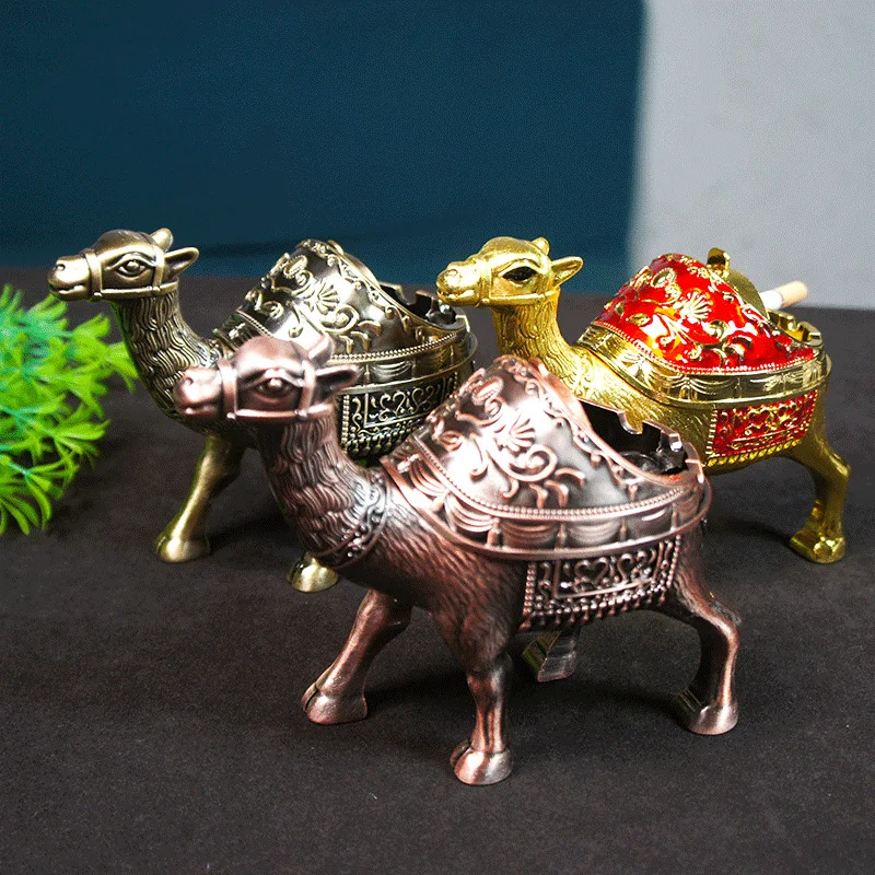 Creative Metal Camel Ashtray. Desktop Ashtray Storage Box Craft, A Gift For Men.
Creative Metal Camel Ashtray. Desktop Ashtray Storage Box Craft, A Gift For Men.