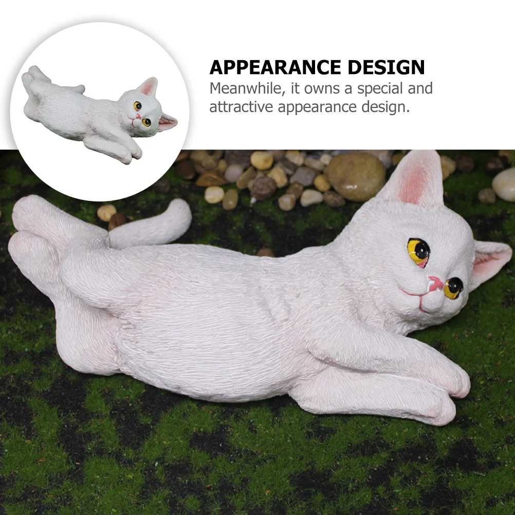 Resin Cat Ornament Small Size Classic Color Desktop Sculpture Lifelike Cat Resin Craft Home Decoration Kids Room Adornment
Resin Cat Ornament Small Size Classic Color Desktop Sculpture Lifelike Cat Resin Craft Home Decoration Kids Room Adornment