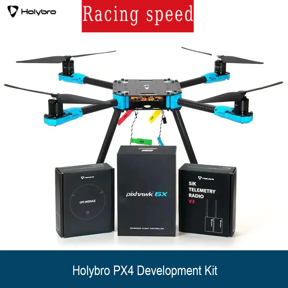 Комплект для разработки HolyBro PX4 X500 V2 ARF - полетный контроллер Pixhawk 6C/6X, GPS-модуль M10 и радиомодем 433/915 МГц для самостоятельной сборки дронов
Комплект для разработки HolyBro PX4 X500 V2 ARF - полетный контроллер Pixhawk 6C/6X, GPS-модуль M10 и радиомодем 433/915 МГц для самостоятельной сборки дронов