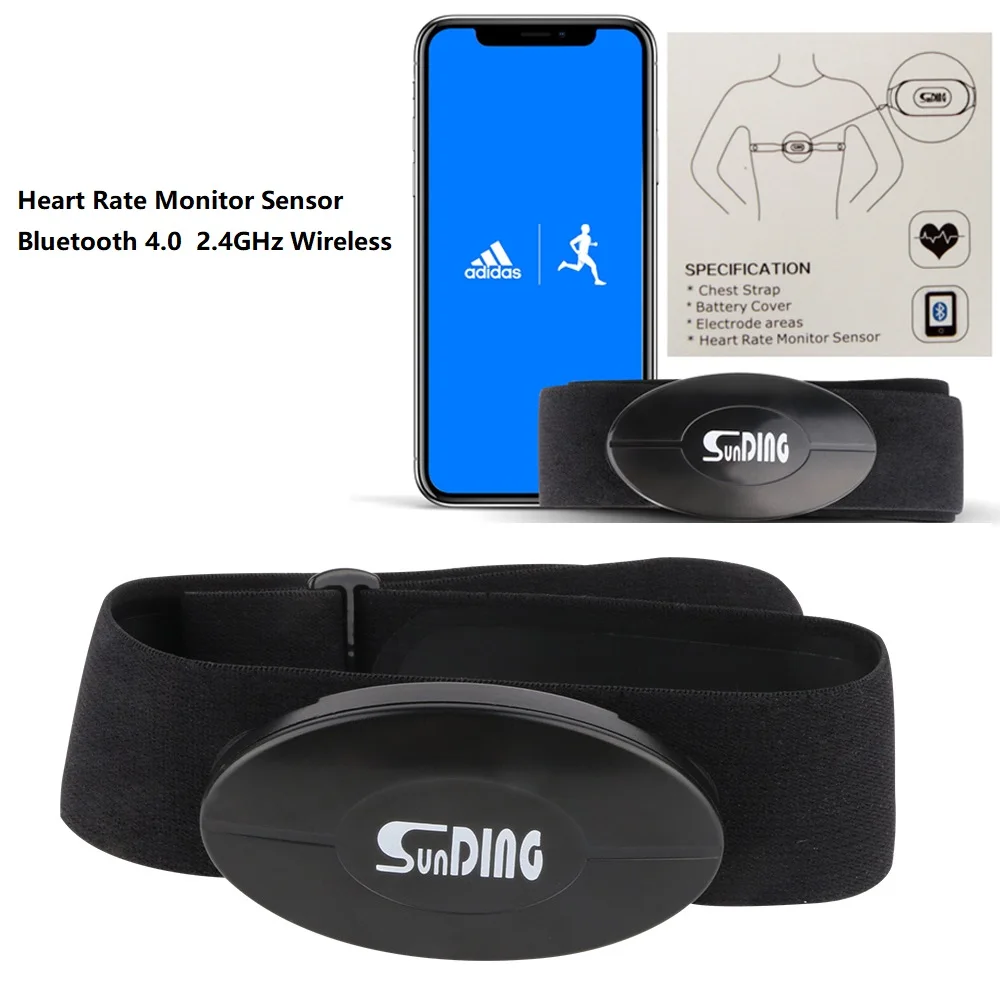 Sunding Smart Bluetooth Heart Rate Monitors Sport Equipment Chest Belt Wireless Exercise Heart Rate Band For Running and Cycling
Sunding Smart Bluetooth Heart Rate Monitors Sport Equipment Chest Belt Wireless Exercise Heart Rate Band For Running and Cycling