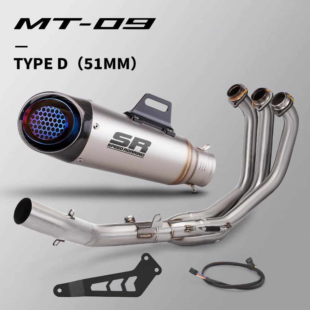 Motorcycle Exhaust Escape Slip On For MT09 MT-09 Tracer 9 900 GT XSR900 2020-2023 Front Link Pipe 51mm Muffler
Motorcycle Exhaust Escape Slip On For MT09 MT-09 Tracer 9 900 GT XSR900 2020-2023 Front Link Pipe 51mm Muffler