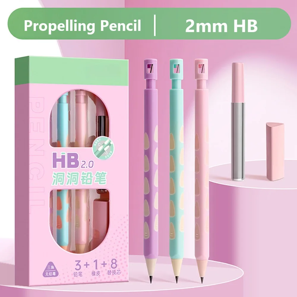 2.0mm Propelling Pencil Correct The Posture of Holding Pen Stationery Pencil Set Mechanical Pencil Writing Drawing Pencil Gift
2.0mm Propelling Pencil Correct The Posture of Holding Pen Stationery Pencil Set Mechanical Pencil Writing Drawing Pencil Gift