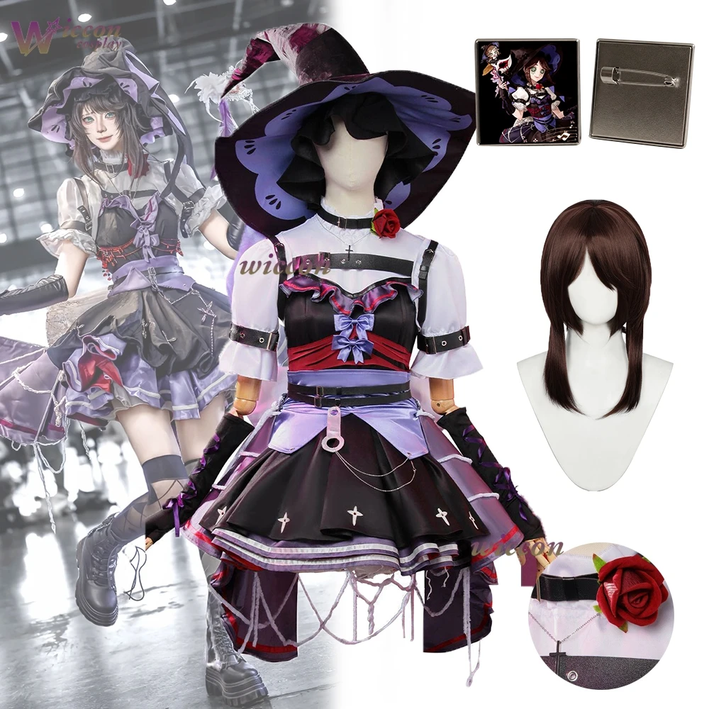 Adult Identity V Emma Woods Cosplay Outfit Horror Game Dress With Wig Set For Women Halloween Party Stage Performance
Adult Identity V Emma Woods Cosplay Outfit Horror Game Dress With Wig Set For Women Halloween Party Stage Performance