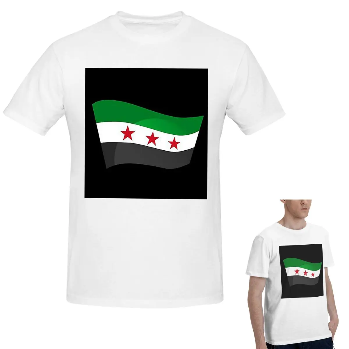 100% Cotton Syria Independence Flag T-Shirt Men's Fashion Oversized T Shirt Men O-Neck Summer Shirts Tops S-6XL
100% Cotton Syria Independence Flag T-Shirt Men's Fashion Oversized T Shirt Men O-Neck Summer Shirts Tops S-6XL