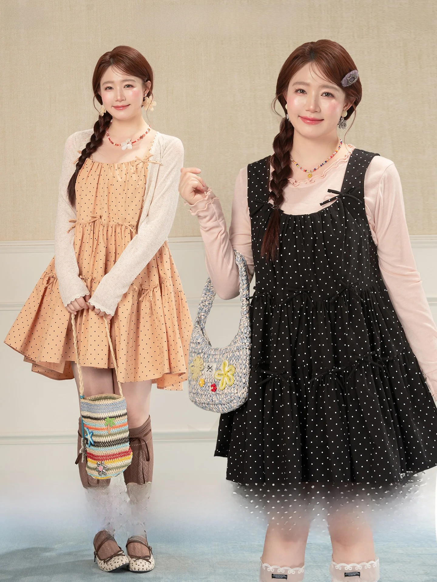 Heynew Double-sided Wear Knot Vest Dress Women's plus Size Summer Sweet Anti-aging Fluffy Dress Cotton Commute Style
Heynew Double-sided Wear Knot Vest Dress Women's plus Size Summer Sweet Anti-aging Fluffy Dress Cotton Commute Style