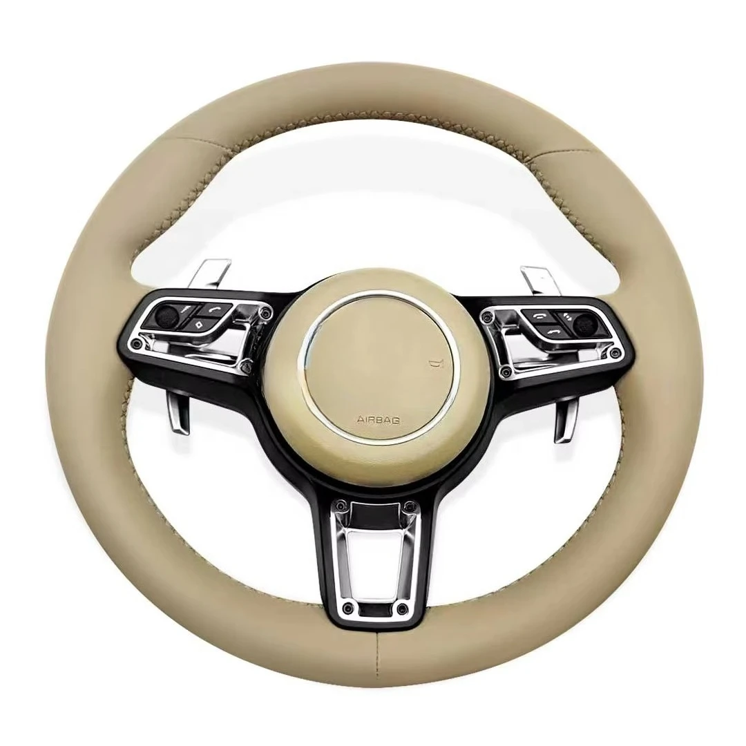 leather steering wheel fits 718 911 steering wheel upgraded GT style
leather steering wheel fits 718 911 steering wheel upgraded GT style